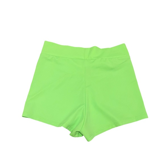 Lime Green Spandex Shorts - Size small - Picture 2 of 2